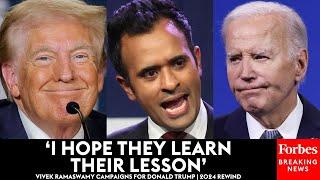 SUPERCUT: Vivek Ramaswamy Campaigns For Donald Trump, Blasts Biden, Dems, & The Media | 2024 Rewind