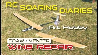 Art Hobby IBIS Electro Glider wing repair