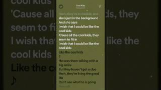 Echosmith: Cool Kids (Speed Up) | #Lyrics