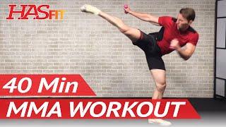 40 Min MMA Workout Routine - MMA Training Exercises UFC Workout BJJ MMA Workouts Mixed Martial Arts