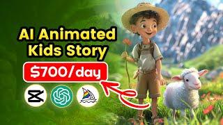 Earn $10,000 Per Month - Create AI Animated Story Videos  for Kids: Step by Step