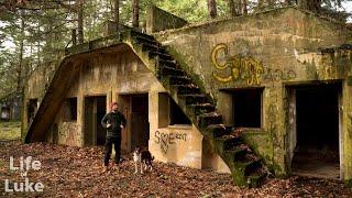 Paddling to an abandoned military fort on an island