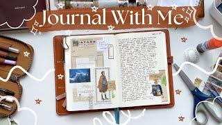 Journal With Me!  Collaging & Writing in My Leuchtturm and Hobonichi 5 Year Journal 