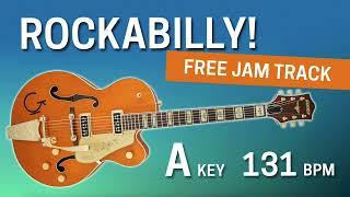 Free ROCKABILLY Country Jam Track in A Major, 131 bpm