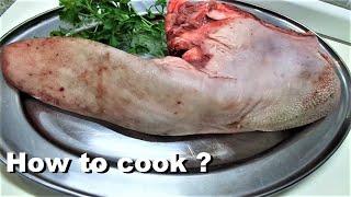 How to cook beef tongue, how to peel beef tongue