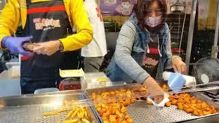 FRIED SWEET POTATO || TAIWAN NIGHT MARKET || TAIWAN STREET FOOD