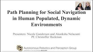 Dynamic Path Planning for Social Navigation - NCUR 2022