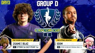 Capcom Cup 11 - Group Stage - Day 3- BLAZ (ken) vs. IDOM (manon)