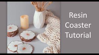 ساخت زیر لیوانی رزینی - Resin coaster tutorial