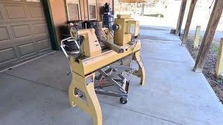 Getting a New (to us) Lathe for Woodturning Demos. For the Chattahoochee Woodturning Association.