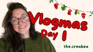 Day 1 -  Country walk and cosy knitting // VLOGMAS 2024