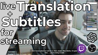 Add Live Subtitles and Translation to your Livestreams! (OpenAI's Whisper AI)