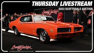 2023 SCOTTSDALE THURSDAY LIVESTREAM - Thursday, January 26, 2023  - BARRETT-JACKSON 2023 AUCTION