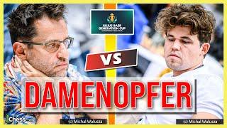 Aronian mit kreativem Damenopfer gegen Carlsen!