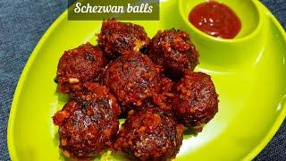 Schezwan balls | Schezwan recipe | Schezwan manchurian dry | ಶೇಜ್ವಾನ್ ಬಾಲ್ಸ್ | The Food Developer