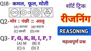 Reasoning प्रैक्टिस Set– 10 || Railway RPF | GD | ALP | RRB | MTS | ALP | BSF SI | CONSTABLE EXAM