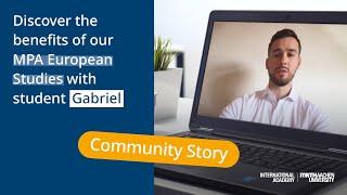 Our student Gabriel about MPA European Studies at RWTH International Academy
