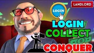 Landlord Tycoon Gameplay | Avoid Losing Gold Coins | Understand Login Timings and Ad-Based Earnings