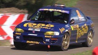 Subaru Impreza 555 Group A at WRC Rallye Deutschland - Great Boxer Rumble Sound!