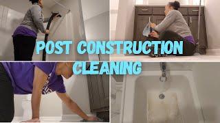 NEW BUILD CONSTRUCTION CLEAN WITH ME | NEW REAL ESTATE