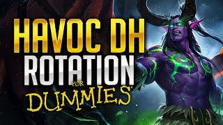 Havoc Demon Hunter Guide FOR DUMMIES | Simple Rotation Explanation