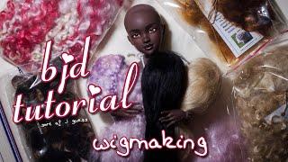 [BJD] Wigmaking