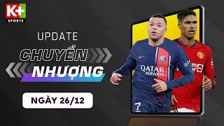 ĐIỂM TIN CHUYỂN NHƯỢNG (26/12) | MAN UTD SẼ KHÔNG BÁN VARANE, MBAPPE MUỐN Ở LẠI PSG