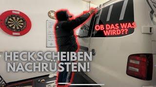 Wir bauen Heckscheiben in meinen VW T5!