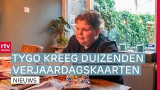 Tygo heeft meer dan 1000 verjaardagskaarten gekregen & Nieuwe school in Eexterveen | Drenthe Nu