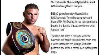 BILLY JOE SAUNDERS CLEARED OF PED USE SAYS BBBoC AND BLAMES NASAL SPRAY!!