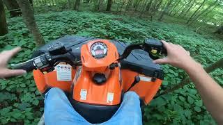 2012 POLARIS SPORTSMAN 500 HO TRAIL RIDING