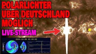 Polarlichter über Deutschland möglich - Live