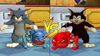 Tom and Jerry in War of the Whiskers HD Tom Vs Robot Cat Vs Butch Vs Robot Cat (Master Difficulty)