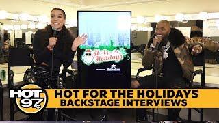 Tory Lanez + Flipp Dinero  Hot for the  Holidays Backstage Interviews!