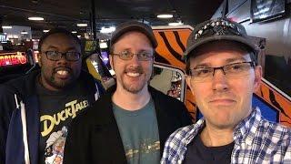 Arcade games! - James, Doug, Andre at Galloping Ghost