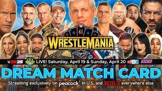 WWE WrestleMania 41 - Dream Match Card [v8]