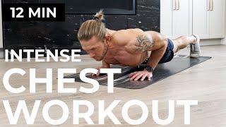 INTENSE CHEST WORKOUT AT HOME | 12 MIN PUSH UP WORKOUT | 30 DAY PUSH UP CHALLENGE