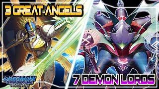 Digimon Card Game : Three Great Angels (Yellow) VS Seven Great Demon Lords (Purple) [EX-06]