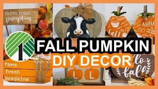 $1 PUMPKIN DIY DECOR CRAFTS YOU HAVE TO TRY FOR FALL | DOLLAR TREE DIY FALL CRAFTS FOR 2024