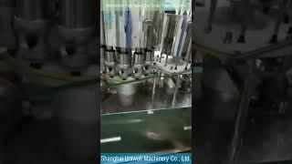 Monoblock high speed filling plugging and capping machine for sterile eye drops, ear drops