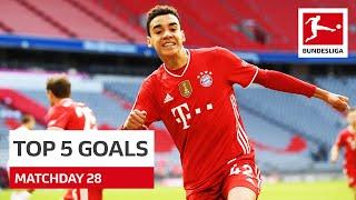 Top 5 Goals • Musiala, Reus, Jovic & More