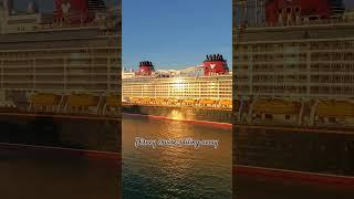 Disney cruise sail away #shorts