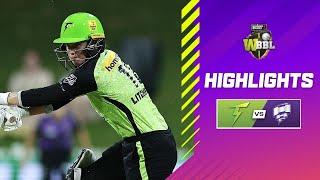 Litchfield Stands Up In Knockout | Sydney Thunder v Hobart Hurricanes | #WBBL10