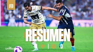 Resumen | Monterrey vs Pumas | Jornada 13