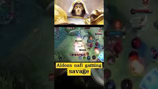 Aldous Nafi Gaming 1vs5 Savage || Top Global Aldous