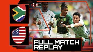 End-to-end CHAOS! | South Africa v USA | HSBC London Sevens Rugby