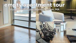 My Empty Apartment Tour in Boston | Studio Luxury Apartment in Boston