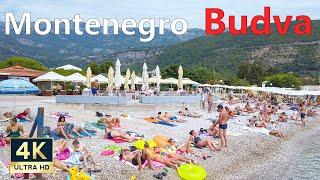 Budva Montenegro  4K Walking along the Beaches