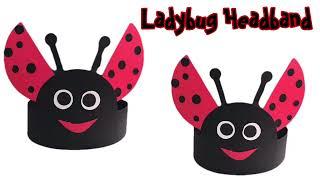 Ladybug Headband || DIY Ladybug || Ladybug craft for kids