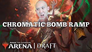 CHROMATIC BOMB RAMP | Arena Cube Draft | MTG Arena
